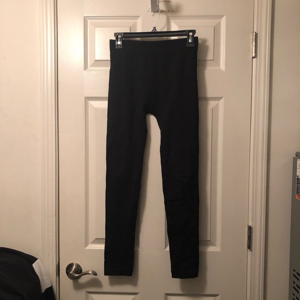 Black design leggings